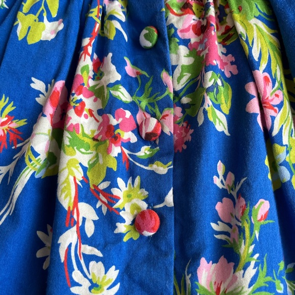 Polo Ralph Lauren girls Floral Button back dress botanical blue size 6, … - Picture 7 of 11